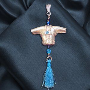 Kimono Handmade, Sterling Silver, Swarovski Crystal pendant